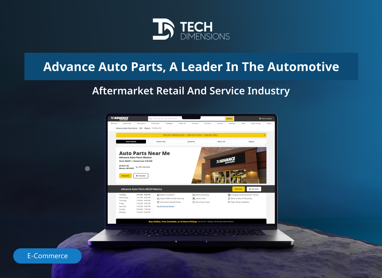 Tech Dimensions - Case Studies - Tech Dimensions